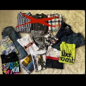 Boys Abercrombie 13/14 Lot